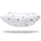 Adjustable Baby Head Neck Support Pillow for Car Seat and Stroller - Soft and Lightweight Cushion for Travel and Daily Use, with Cute Cat Paw Print Pattern Baby Travel Pillow