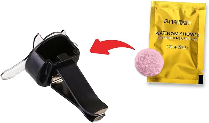 WIRESTER Fresh Scented Car Air Freshener Vent Clip, Decorative Accessories, Interior Decoration for Cars