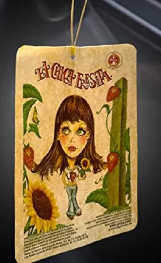 12 pcs Strawberry La Chica Fresita air Fresheners Aromatizante Fresa