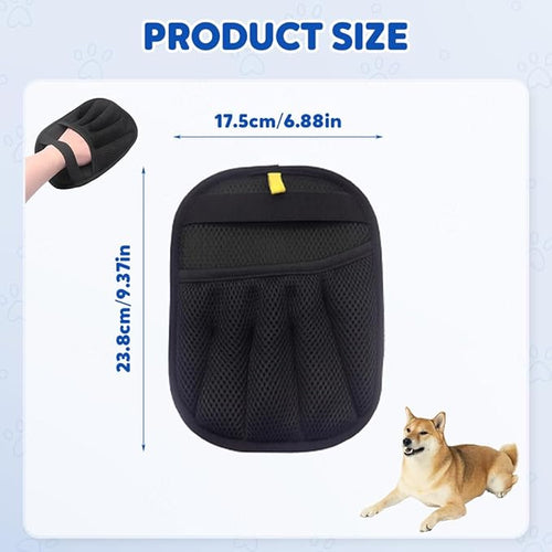2 Pack Pet Hair Removal Glove, 2025 Upgrade Pet Hair Remover Electrostatic Gloves, Pet Hair Removal Tool Pet Hair Remover Mitt, Reusable Cat Grooming Gloves for Dogs, Cats, Furniture & Clothes