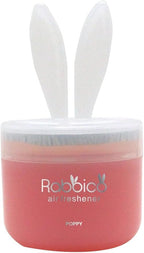 Diax Poppy Rabbico White Air Freshener and Deodorant, Angel Snow Scent, Lovely Ears Shape, Beutiful/Elegant Soft Color
