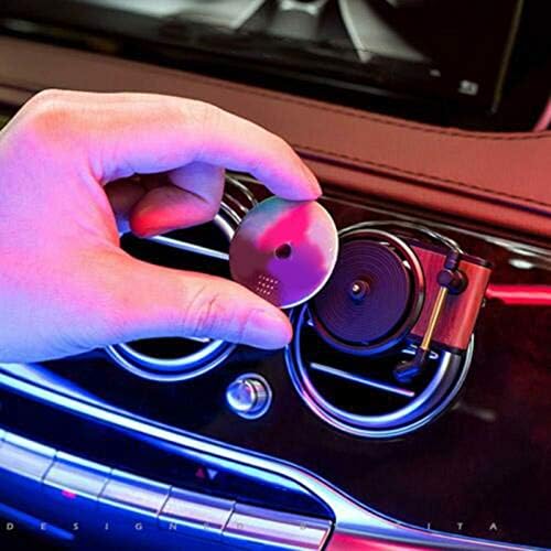 Car Fragrance Diffuser, Air Freshener with Vent Clip, Vintage Record Player Decor