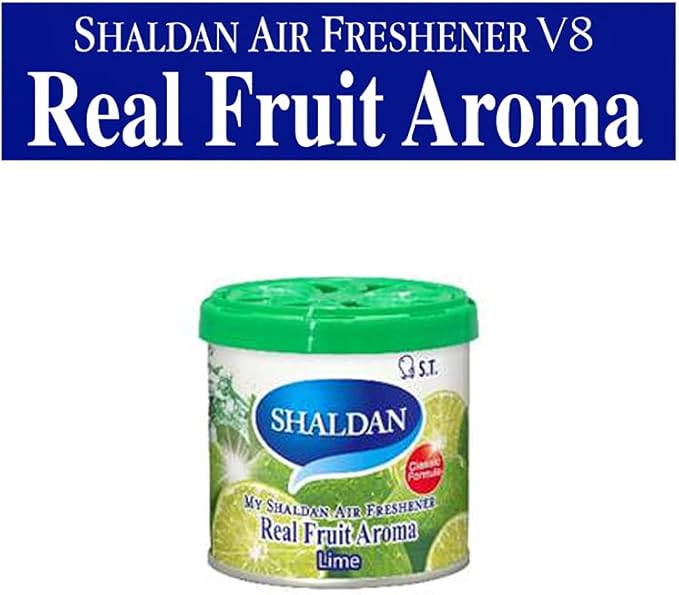 My Shaldan v8 JDM Classic Formula, Assorted 6-cans Squash, Peach, Orange, Lime, Apple, Lemon Scent car freshener