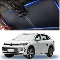 300T Thickened Sunshade for Car Windshield,Windshield Sun Shade for Blocking 99% Sunlight & Heat,Summer Car Essentials Sun Cover for Car Windshield Fits,Truck,SUV (XL: 59x31.5 inch)