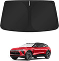 KUST Windshield Sun Shade for Chevrolet Blazer EV 2024 2025 2026 Window Accessories Shade Sun Visor Cover Foldable Block UV Rays