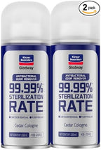 Glodway Whole Car Air Refresher Spray,Odor Eliminator Eliminates Strong Vehicle Odors,Cologne Scent-6 Ounce Spray Bottle (Plack of 2)