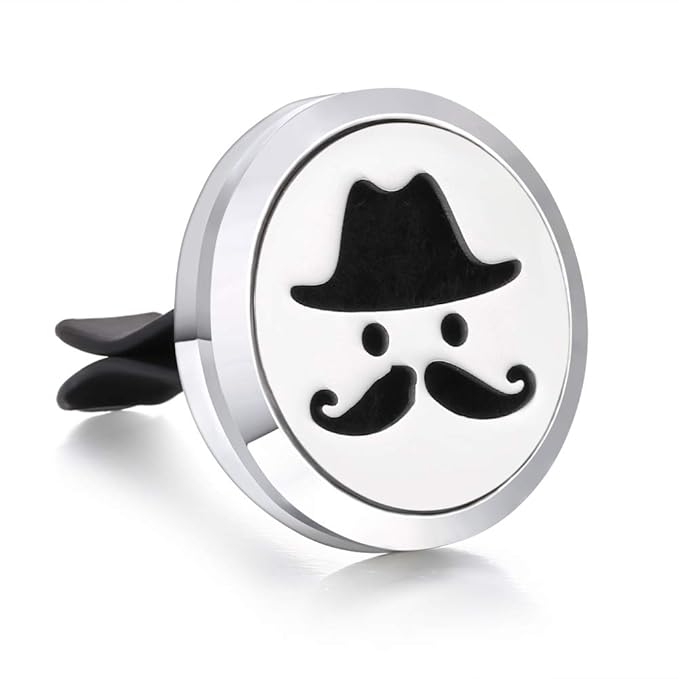 Regular Size (Moustache) stainless steel with 7 pads and 1 essential oil