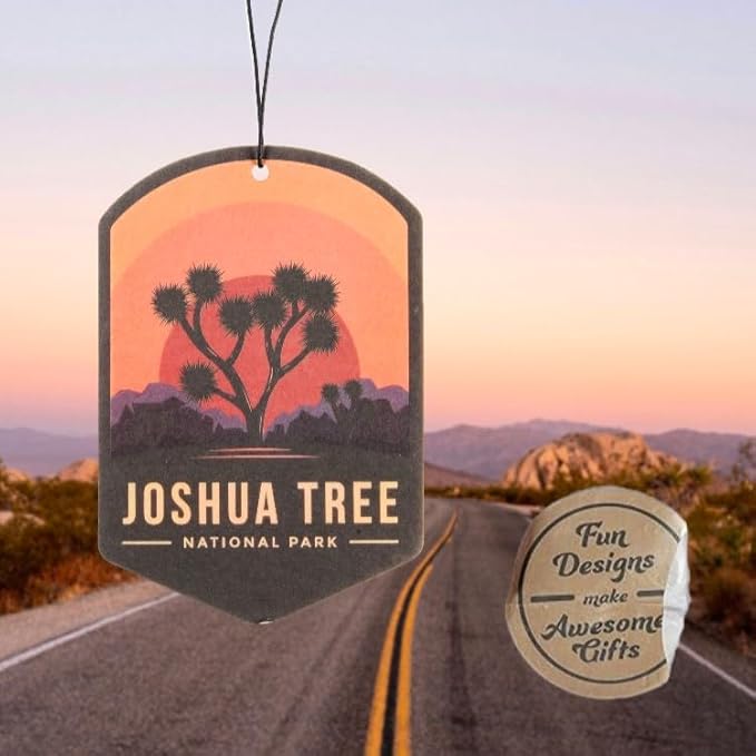 Outdoor Adventure Car Air Freshener 3 Pack Scented With Premium Oils By Fresh Fresheners (Joshua Tree National Park)