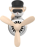 Car Air Fresheners Cartoon Pilot Automotive Air Outlet Propeller Cute Car Diffuser Creative Car Perfume Decoration for Car Vent Clips Car Vent Clip Air Freshener Accessories for Women Men