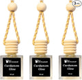 Gift Paradise® Cardamom Glow Hanging Car Air Freshener Set of 3 (10 ml Each) – Long-Lasting Fragrance Oil Diffuser for Car, Home & Office | Velvet Gift Bag Included | Holiday Gift Set