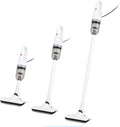 Handheld Vacuum Cleaner,Ultra-Lightweight Mini Portable Vacuums for Home, 6 in 1 Stick Vac Cleaners for Car,Pet Hair(White Corded)