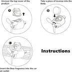 DAYUJIAN Cute Car Diffuser - Rotating Propeller Air Outlet Vent Fresheners, Aromatherapy Ornament, Air Freshener for Cars