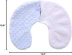 Neck Pillows Baby Kids Travel Pillow Inflatable Head Support Pillow Cute Cozy U Shape Neck Pillow for Car Seat Airplanes Train Soft Washable Chin Neck Support Pillow for Toddler Boys Girls (Blue)