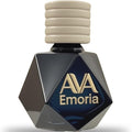 Emoria Luxury Car Air Freshener for Women – Hanging Car Diffuser with Vanilla, Peony & Pomegranate, Made with Premium Oils, Elegant Gift-Ready Packaging