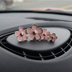 INEBIZ Cute Daisy Flowers Air Vent Decorations Clips Car Air Freshener Girly Charm Automotive Interior Aesthetic Decor Accessories for Women (Pink)