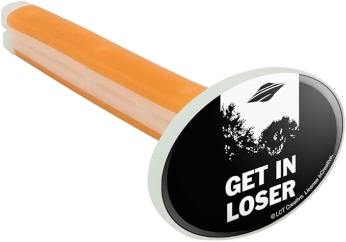 Get in Loser UFO Alien Abduction Funny Humor Car Air Freshener Vent Clip