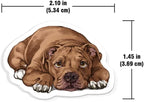 WIRESTER Fresh Scented Car Air Freshener Vent Clip, Decorative Accessories, Interior Decoration for Cars - Cute Animal Butt, Cute Dog Cat, Dog Butt Looking Back, Dog Lying