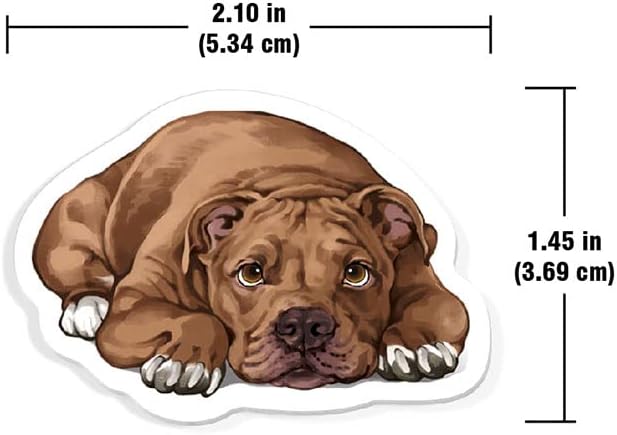 WIRESTER Fresh Scented Car Air Freshener Vent Clip, Decorative Accessories, Interior Decoration for Cars - Cute Animal Butt, Cute Dog Cat, Dog Butt Looking Back, Dog Lying