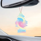 LITTLE TREES Car Air Freshener | Hanging Paper Tree for Home or Car | Cotton Candy | 6 Pack