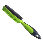 Rubber Pet Hair Removal Brush for Couch Clothes Dog Cat Pet Hair Carpet, Also Used as Dog Cat Bath Brush with Massage Effect