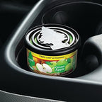LITTLE TREES Car Air Freshener | Fiber Can Provides Long Lasting Scent for Auto or Home | Recycled Fiber | Green Apple, 4 Air Fresheners