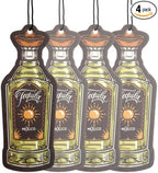 Fresh Fresheners 4 Pack Car Air Fresheners Scented with Premium Oils (El Tequila)