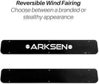 ARKSEN 43" x 39" x 6" Roof Rack Basket with Extension & Cargo Net, 150 lb Heavy-Duty Steel Cargo Carrier, Fits Crossbars up to 1.38" Thick, for SUV & Pickup Truck