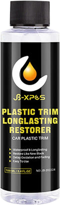 Generic Car Trim Restorer, Automotive Plasticc Restorer, Restore Rubber Plasticc, UV Protective Restorer, Oil Free & Odor Less Restorer, Resist Water & Dirt, Long Lasting 60 ML Restore, 100ml
