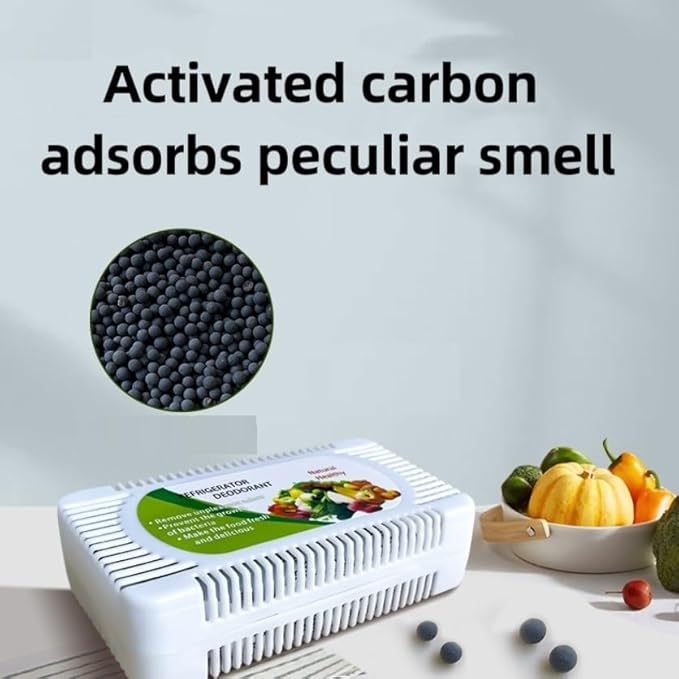 3 Box Refrigerator Air Purifier Bamboo Charcoal Activated Carbon Box Odour Absorber Closet Deodorant Freezer Deodorizer Smell Charcoal Air Purifiers