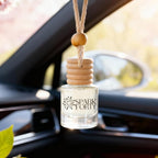 Spring Car Perfume Car Air Freshener 30-Day Luxury Hanging Diffuser Essential Oil Perfume Gift for Men & Women, Amber Musk & Floral Long-Lasting Vehicle Scent New Car