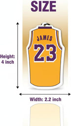 PumpCar 2 pieces basketball shirt double-sided hanging cherry-scented james car air freshener Cool hanging for rearview mirror Car Interior Accessories Gifts