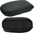 INTGET Center Console Armrest Cover for Toyota RAV4 Accessories 2025 2024 2023 2022 2021 2020 2019 Leather Middle Console Lid Cover Arm Rest Covering Car(Black with Cushion Flat)