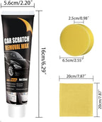 Scratch Repair Wax for Car, 2025 Upgrade Car Scratch Repair Paste Polishing Wax, Premium Car Scratch Remover Kit with Wipe & Sponge for Vehicles for Scratches