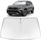 Proadsy Windshield Sun Shade for Taos 2022-2026 Foldable Front Sunshade Protector Sun Visor Blocks UV Rays Keep Car Cooler Accessories