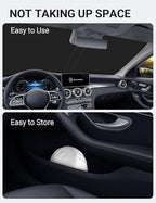 Proadsy 2026 Upgrade Front Windshield Sun Shade Foldable Sunshade Protector Custom Fit 2015-2021 C Class Accessories