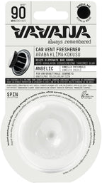 SPIN Car Air Freshener Vent Clip – ANGELIC VANILLA PATCHOULI, Solid Scent Technology, Essential Oil Car Fragrance, Liquid Free (2 Pack)