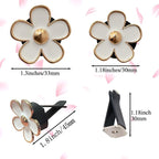 Car Air Freshener Vent Clips for Women 6 Pieces Cute Car Vent Clips Decorations Daisy Flower Car Accessories Air Freshener Clips for Christmas Anniversary Girls Gift (6 pcs white pink rose red)