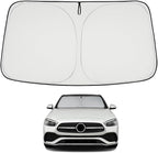 Proadsy 2026 Upgrade Front Windshield Sun Shade Foldable Sunshade Protector Custom Fit 2015-2021 C Class Accessories