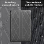Car Center Console Cover, Memory Foam Leather Vehicle Armrest Seat Box Pad Protector, Comforable Waterproof Automotive Center Middle Cushion Mat Accessories, Universal Fit (Coffee)