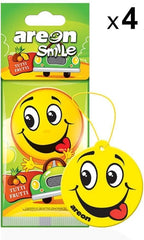 AREON Smile I Design Hanging Car Air Freshener I Assorted Scents (24 Pack)