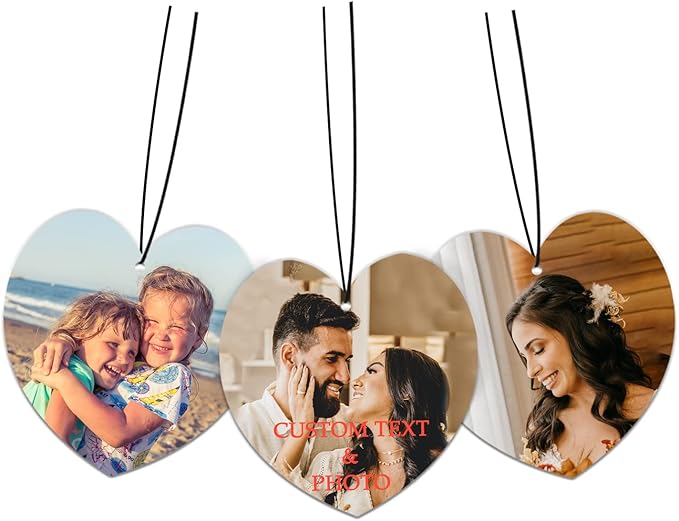 Custom Air Freshener for Car - Personalized Air Freshener for Car with Photo, Smell Air Fresheners with Picture for Hanging Ornaments (Unique Scented Gift)