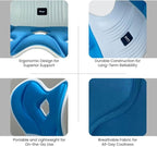 Ergonomic Lumbar Support Cushion, Blue, 44.5mm x 410mm x 340mm, Standard Size, for Shoulder and Back Posture, 110-265 lbs Capacity