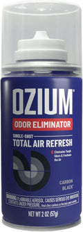 Ozium Air Sanitizer, 2 oz Car Fogger: Single-Shot Smoke Odor Eliminator & Car Air Freshener (Carbon Black)