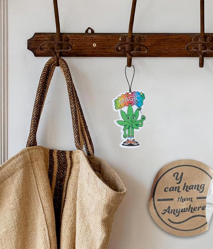 Funny Naughty Unique Car Air Fresheners Scented With Premium Oils By Fresh Fresheners (Magic Marijuana)