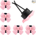 6pcs Pink Bow Car Air Vent Freshener Clips, Cute Bow Car Air Vent Clips Coquette Air Conditioning Outlet Clip Car Fresheners Diffuser Interior Decor Charm Car Accessories for Women Girls Gift