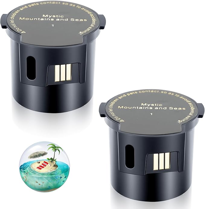 Smart Car Air Freshener Refill,2 Pack Refill For 4-6 Months,French Spice Made With Natural Plant Extracts,Refill Perfect for Intelligent Cloud Fragrance Machine. (Ocean)