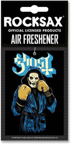 Rocksax Ghost Rite Here Hanging Air Freshener – Long-Lasting Vanilla Car Air Freshener for Home & Office – Double-Sided Print Rock Band Memorabilia Car Fresheners
