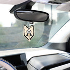 Tree Frog Young Leaf Black Milk Tea 8-Pack, Boba Panda Car Hanging Air Freshener Treefrog
