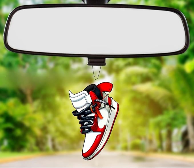 Rawan Car Air Freshener, Sneaker for Women, Men & Kids - Decor Hanging Fresheners for Car Interior & Home - 4 Pack