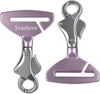 Dog Seat Belt Clip Universal Dog Car Restraint - Portable Vehicle Seatbelt Harness for Pet Car Travel(Purple)